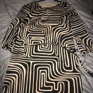 Patterned Business Dress